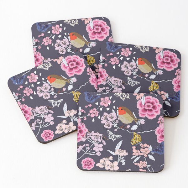 Item preview, Cherry blossom birds designed and sold by MobertsonArt.