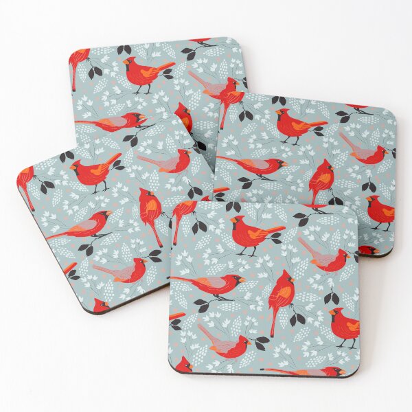 Item preview, Cardinals bird seamless  designed and sold by MobertsonArt.