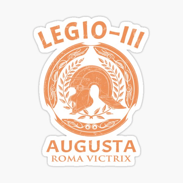 Legio Iii Augusta Sticker By Nicgraygraphic Redbubble