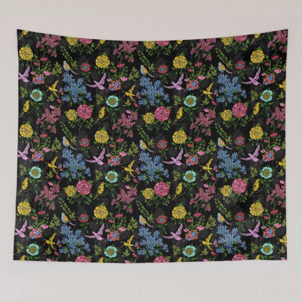Item preview, Vintage Embroidery Birds designed and sold by MobertsonArt.