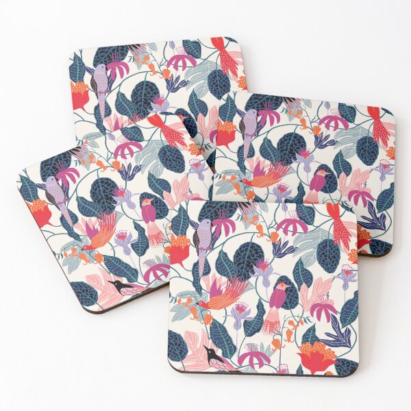 Item preview, Tropical Floral Birds designed and sold by MobertsonArt.