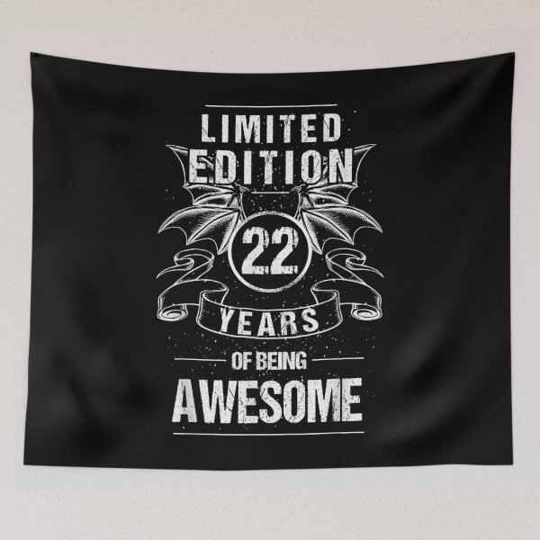 Item preview, 22th Birthday Vintage Limited Edition 22 Years Rpg Dragons  designed and sold by bessiey23.