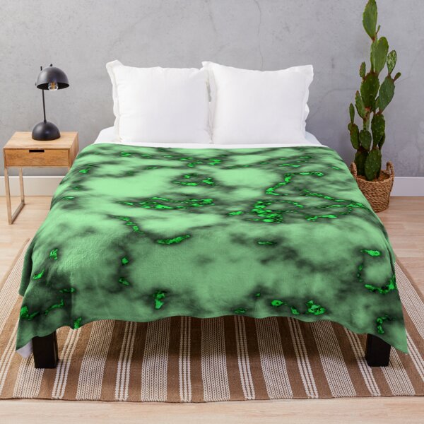 Item preview, BRIGHT GREEN MARBLE PATTERN WITH NEON GREEN ACCENTS designed and sold by ozcushionstoo.
