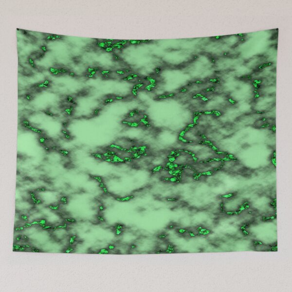 Item preview, BRIGHT GREEN MARBLE PATTERN WITH NEON GREEN ACCENTS  designed and sold by ozcushionstoo.