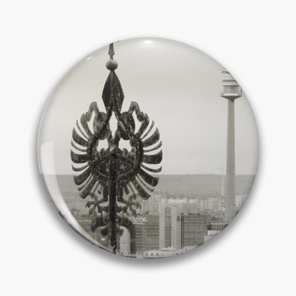 Item preview, Vienna Towers and Panorama View Black and White Sepia Photo designed and sold by Angela Cini.