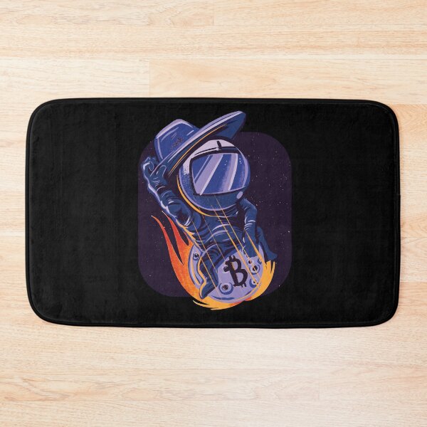 Item preview, Bitcoin Astronaut On The Moon designed and sold by nft-millionaire.