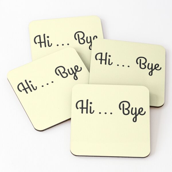 Item preview, hi ellipsis bye designed and sold by Endeavour-Tees.