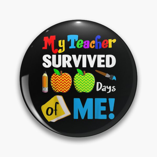 Item preview, My Teacher Survived 100 Days Of Me Funny School  designed and sold by cysandy.