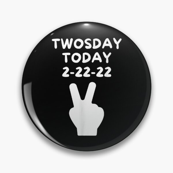 Item preview, 2 22 22 Twosday Today Peace Sign Is A Two Today Special Date  designed and sold by bessiey23.