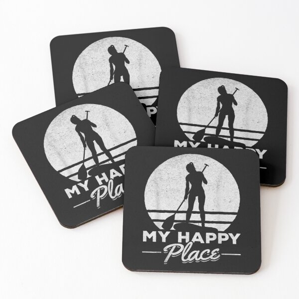 Item preview, My Happy Place Sup Girl I Water Sports Stand Up Paddle Board  designed and sold by jennifera11.