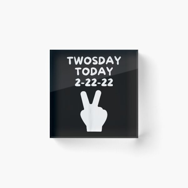 Item preview, 2 22 22 Twosday Today Peace Sign Is A Two Today Special Date  designed and sold by bessiey23.