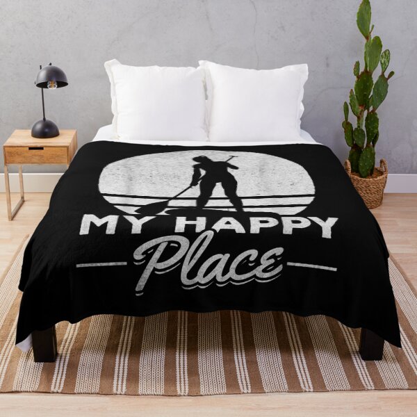 Item preview, My Happy Place Sup Girl I Water Sports Stand Up Paddle Board designed and sold by jennifera11.