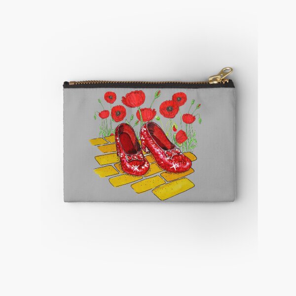 Item preview, Ruby Red Slippers And Red Poppies Yellow Brick Road Watercolor  designed and sold by Irina Sztukowski.