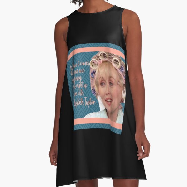 Truvy Steel Magnolias Suffering Funny Movie Quote A-Line Dress