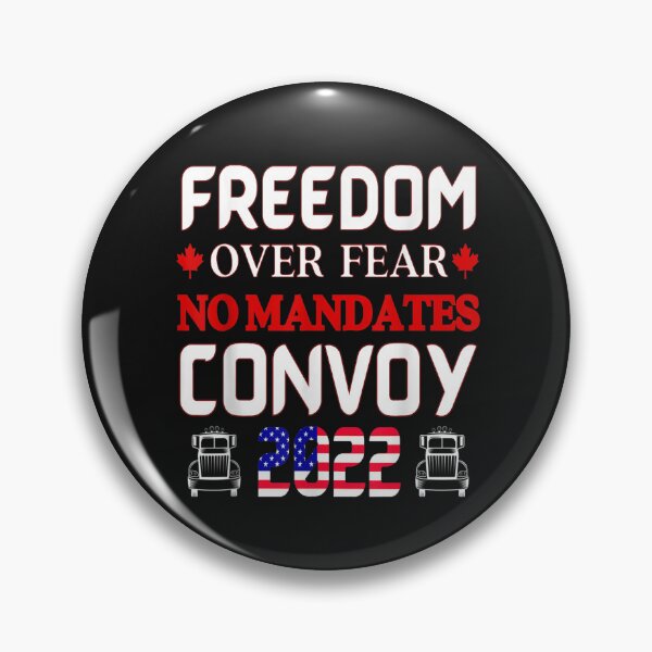 Item preview, Canadian Truckers Freedom Over Fear No Mandates Convoy 2022 T-Shirt designed and sold by Besnier-Rahel.