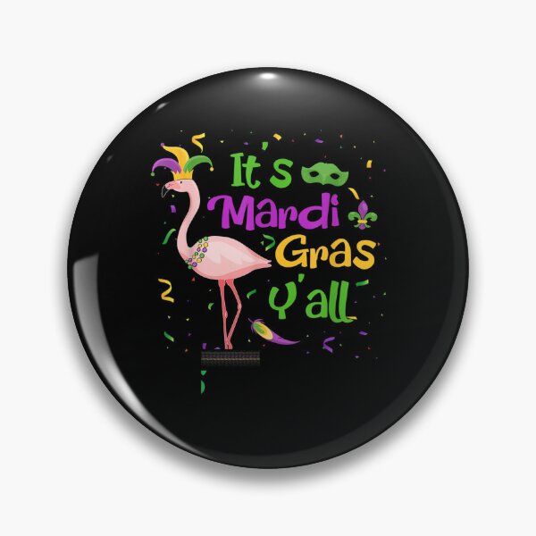 Item preview, Funny Carnival Party Gift Idea Flamingo Mardi Gras Men Women  designed and sold by cysandy.
