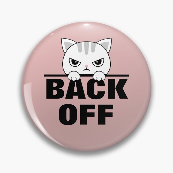 Item preview, Back Off Scary Cat  designed and sold by lmcvinco.