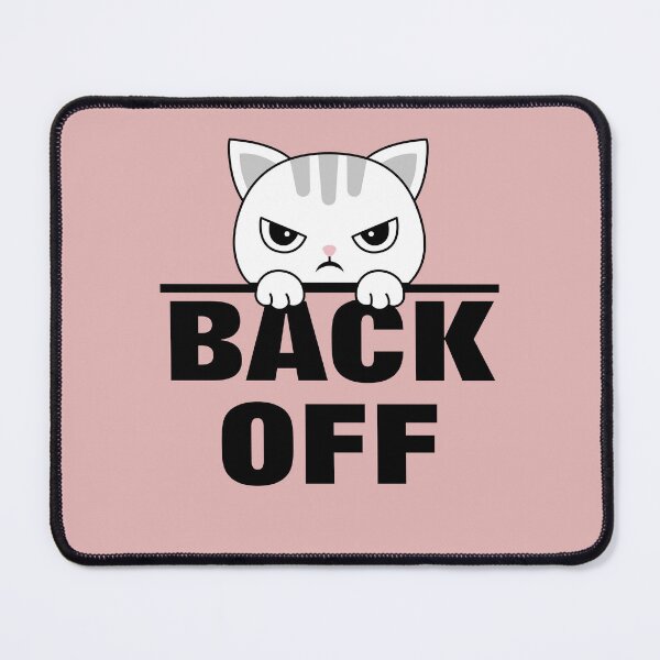 Item preview, Back Off Scary Cat  designed and sold by lmcvinco.