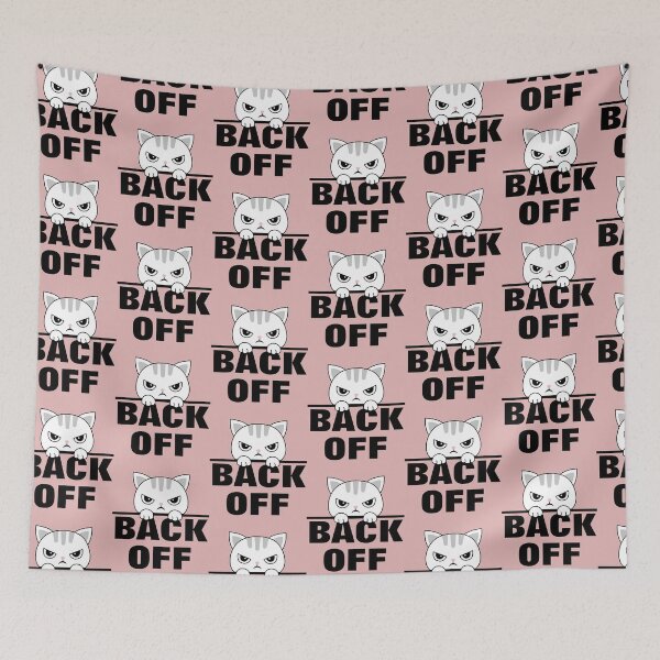 Item preview, Back Off Scary Cat  designed and sold by lmcvinco.