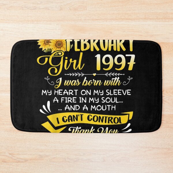 Item preview, I'm A February Girl 1997 Sunflower 25th Birthday  designed and sold by cysandy.