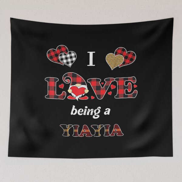Item preview, I Love Being Yiayia Cute Gnomes Valentines Day Matching  designed and sold by cysandy.