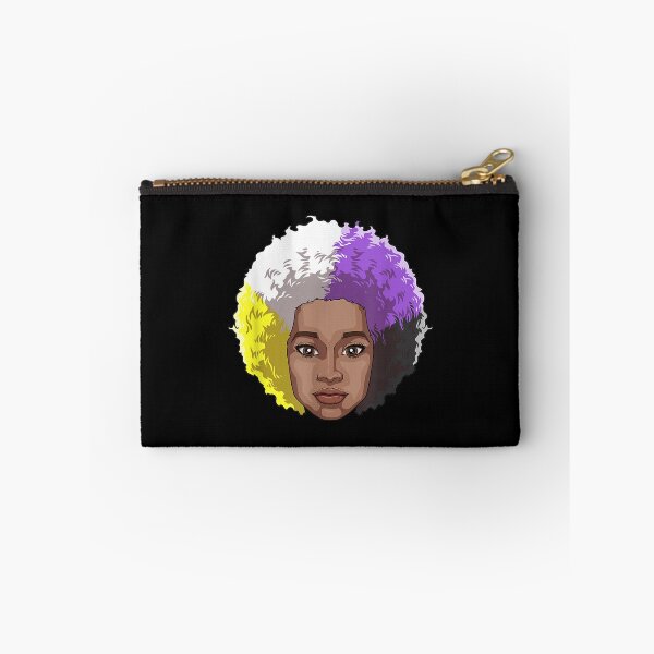 Item preview, Afro Black Woman Nonbinary Pride Black History Month  designed and sold by jennifera11.