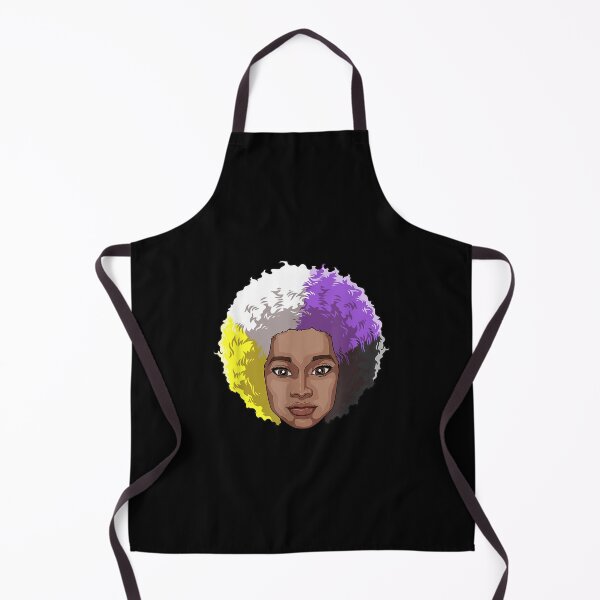 Item preview, Afro Black Woman Nonbinary Pride Black History Month designed and sold by jennifera11.