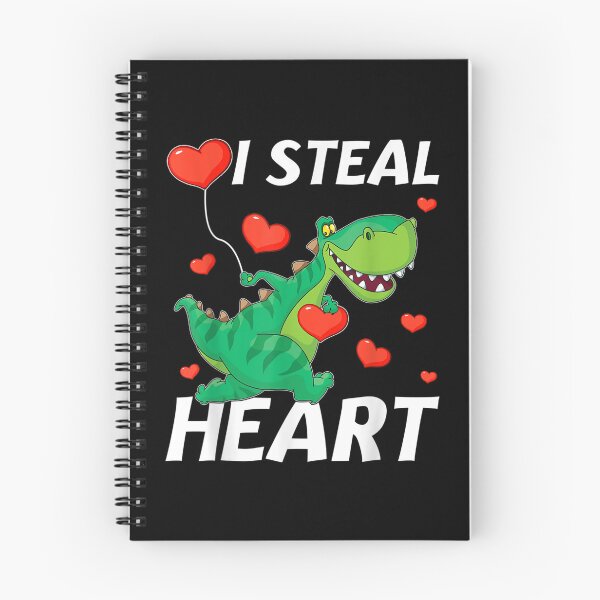 Item preview, Valentines Day Kids Dinosaur T Rex Lover I Steal Hearts  designed and sold by cysandy.