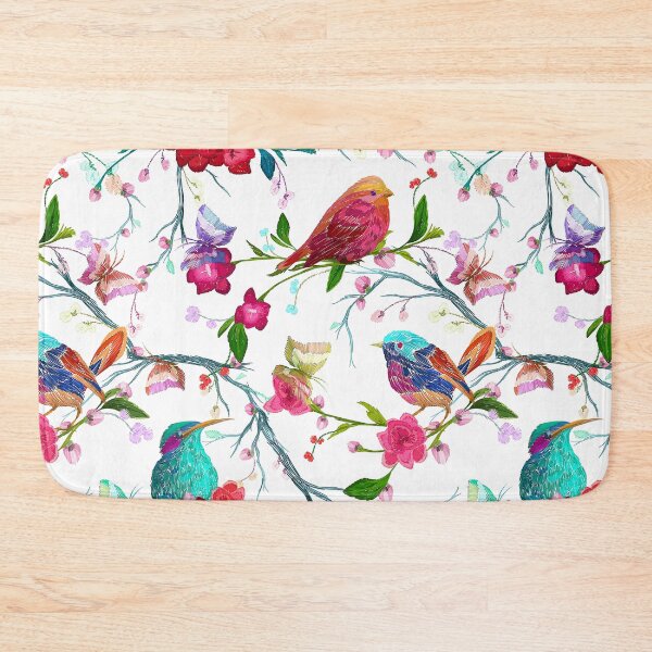 Item preview, Colorful embroidery birds pattern designed and sold by VickyCloset.