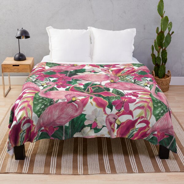 Artikelvorschau, Rosa Flamingo-Aquarell entworfen und verkauft von VickyCloset.