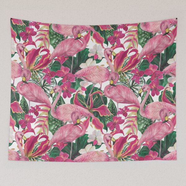 Item preview, Pink flamingo Watercolor  designed and sold by VickyCloset.