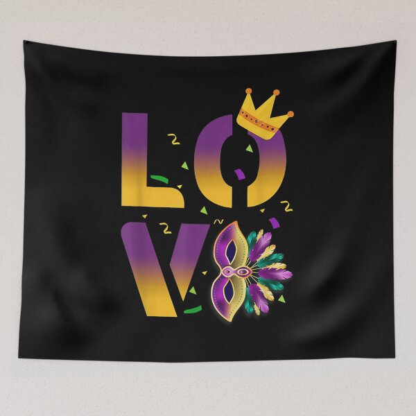 Item preview, I Love Mardi Gras Mardi Gras Fleur De Lis Men Women  designed and sold by bessiey23.