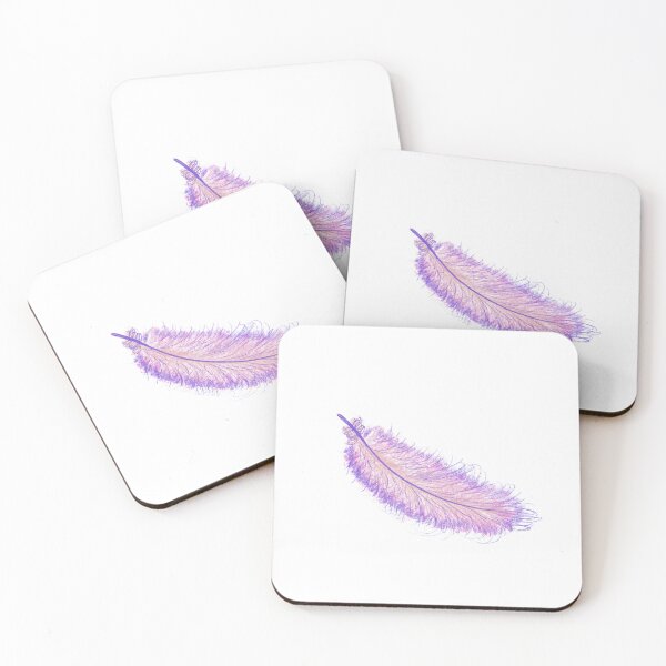 Item preview, pink & purple feather  designed and sold by ollynbobby.