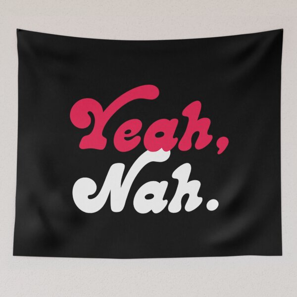 Item preview, Australian Slang Funny Expressions T-ShirtYeah, nah. designed and sold by BounBant.
