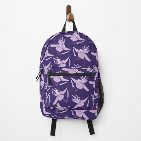 Item preview, Purple Floral Flower Fabric Pattern Design designed and sold by Angela Cini.
