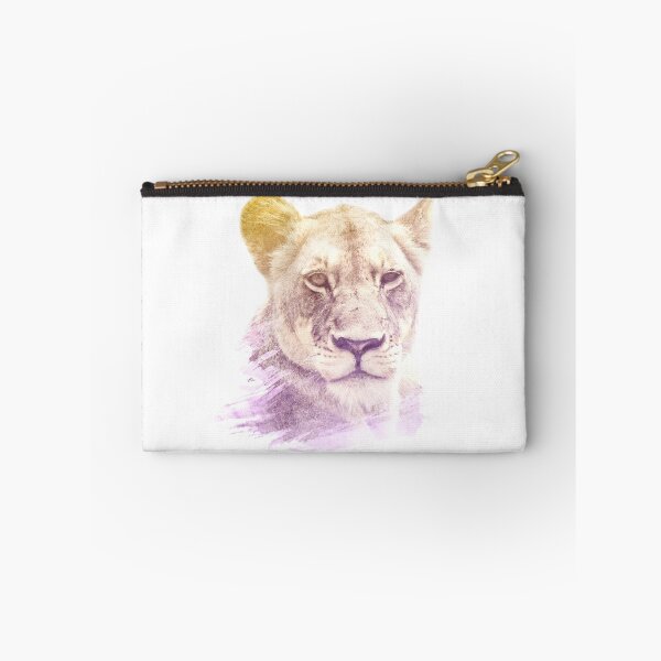 Item preview, FEMALE LION SUPERIMPOSED WATERCOLOR designed and sold by deificusArt.