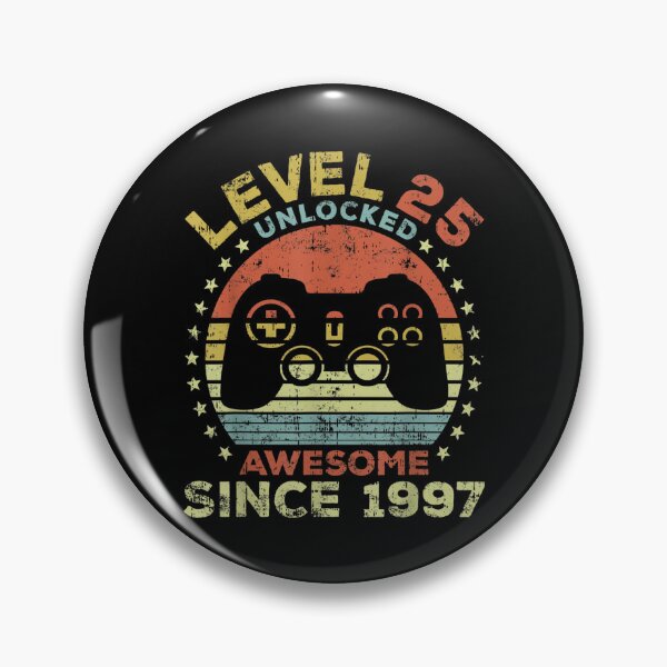 Artikelvorschau, Level 25 Unlocked Awesome seit 1997 entworfen und verkauft von jennifera11.