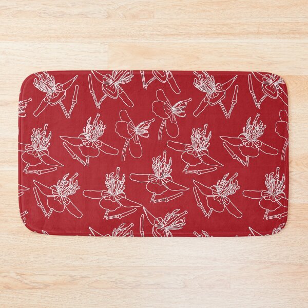 Item preview, Red White Outline Pattern Design designed and sold by Angela Cini.