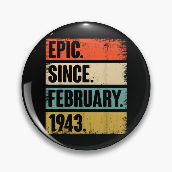 Item preview, 79 Year Old Gift Epic Since February 1943 79th Birthday  designed and sold by bessiey23.