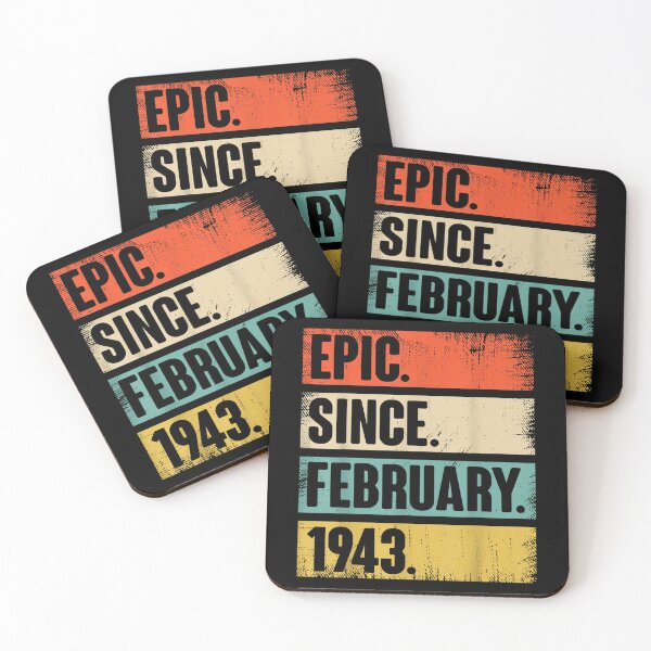 Item preview, 79 Year Old Gift Epic Since February 1943 79th Birthday  designed and sold by bessiey23.