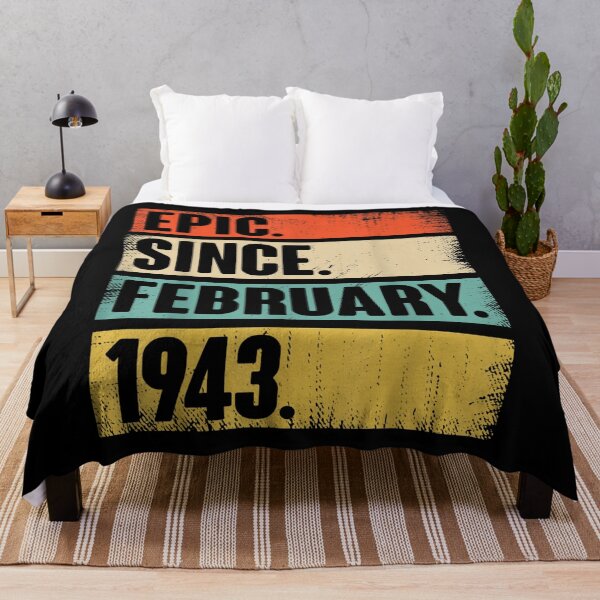 Item preview, 79 Year Old Gift Epic Since February 1943 79th Birthday  designed and sold by bessiey23.