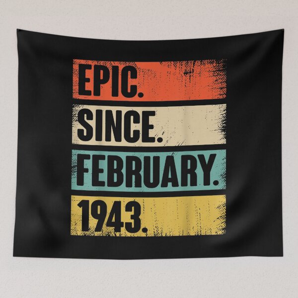 Item preview, 79 Year Old Gift Epic Since February 1943 79th Birthday  designed and sold by bessiey23.