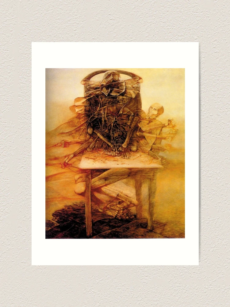 Art By Zdzisław Beksiński Original