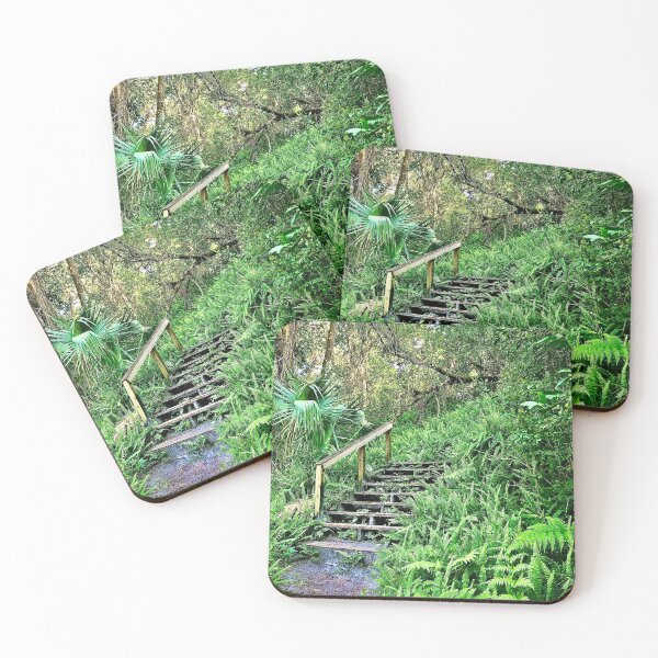 Item preview, Stairway in a forest of ferns designed and sold by Quail-Vine.