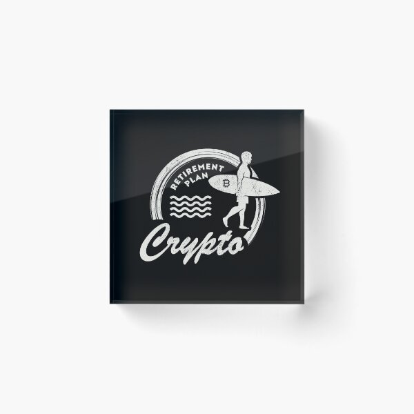 Artikelvorschau, Crypto My Retirement Plan, lustiges Investieren entworfen und verkauft von Space Fox.