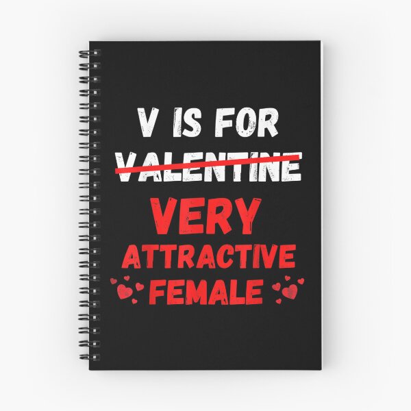 Item preview, V Is For Very Attractive Female Funny Valentines Day Boy Men  designed and sold by bessiey23.