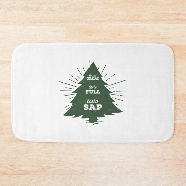 Item preview, Christmas Vacation T-ShirtLittle Full, Lotta Sap... Green tree silhouette movie quote design designed and sold by BounBant.
