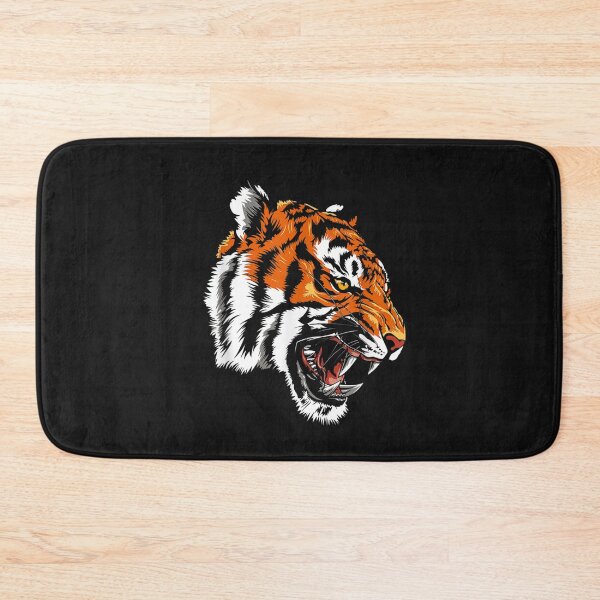 Artikelvorschau, Funny Growling Mouth Open Bengal Tiger T-Shirt entworfen und verkauft von Besnier-Rahel.