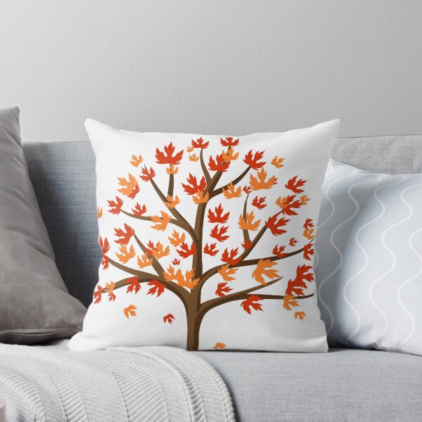 Item preview, Autumn Stylized Trees With Falling Leaves designed and sold by SidhuKeet1.