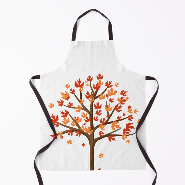 Item preview, Autumn Stylized Trees With Falling Leaves designed and sold by SidhuKeet1.